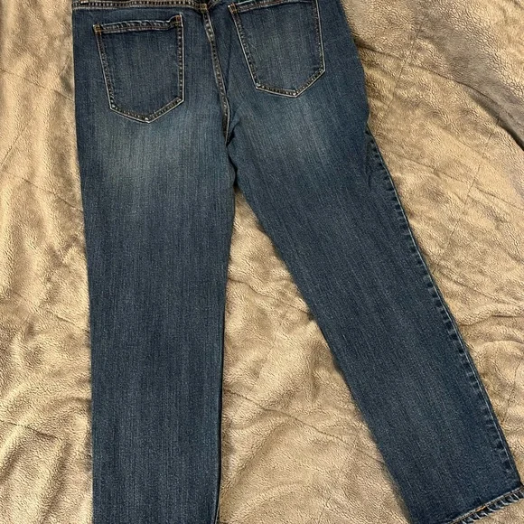 Old Navy Boyfriend Women's Blue Jeans - Picture 2 of 6